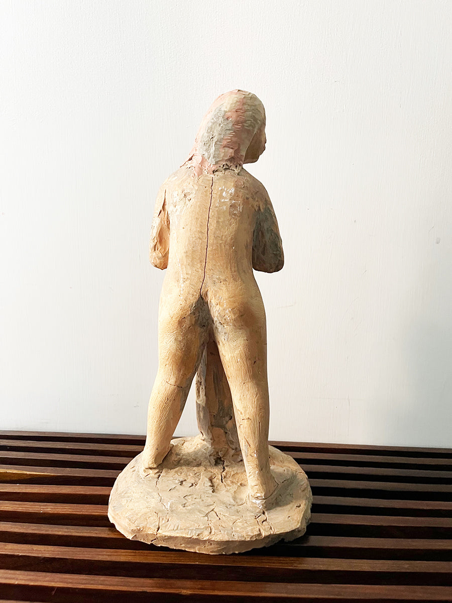 Scultura Nudo di Donna in Terra Cotta Primo '900 -Top Art-