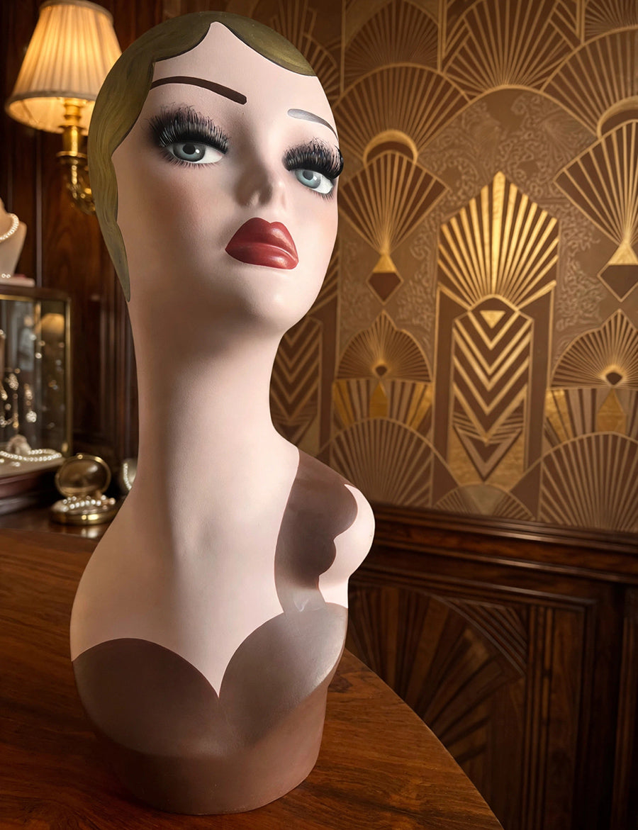 Mrs Chicago Manichino in Stile Art Deco' Vintage anni '90 -Top Art-