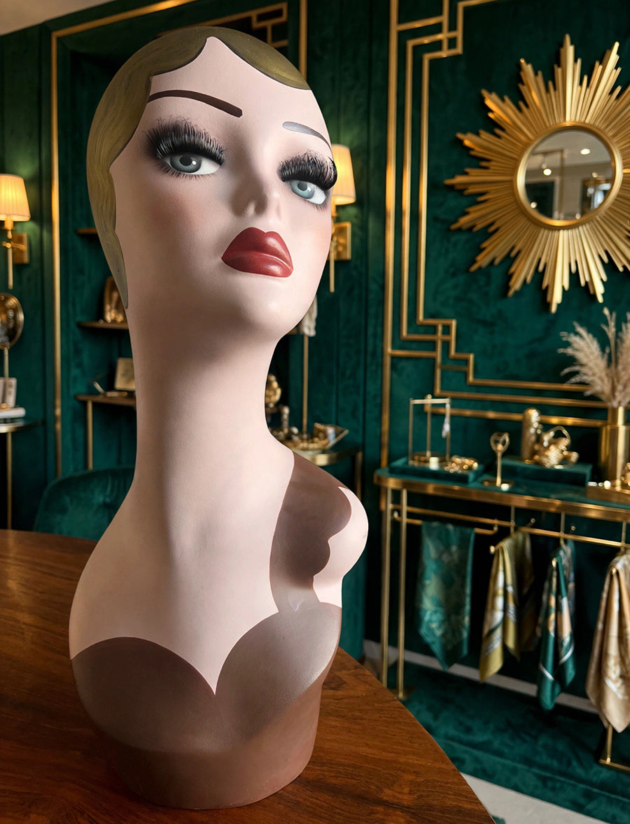 Mrs Chicago Manichino in Stile Art Deco' Vintage anni '90 -Top Art-