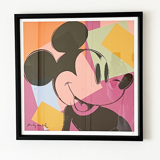 Andy Warhol Topolino Edizione Limitata numerata a matita Litografia con certificato -Art-