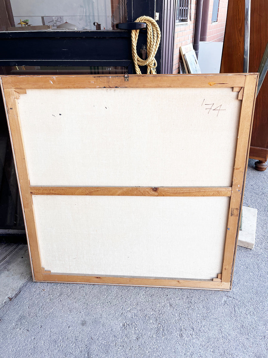 Vito Capone (1935) Generatore anni '70 Acrilico su Tela -Top Art-