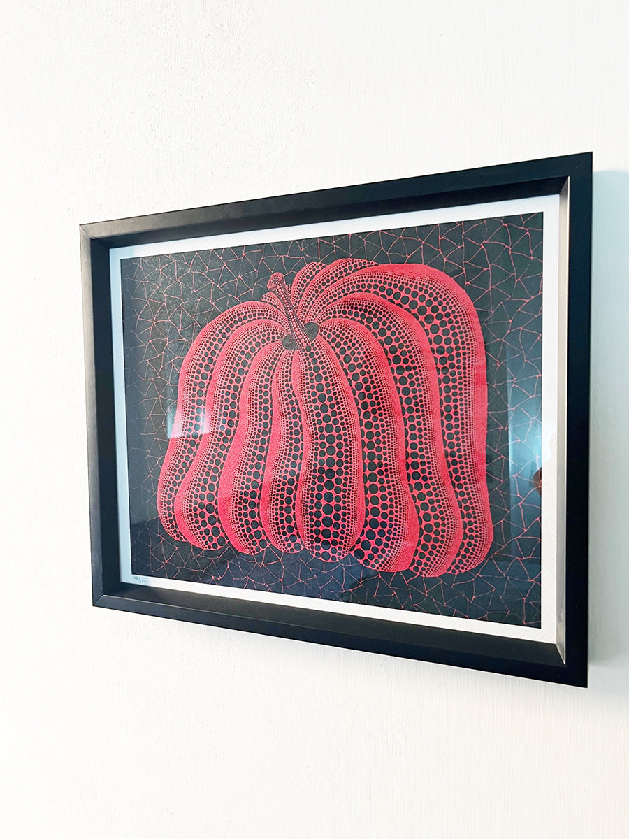 Yayoi Kusama "Zucca" Litografia stampata nel 2011 solo 200 copie numerata a mano -Art-
