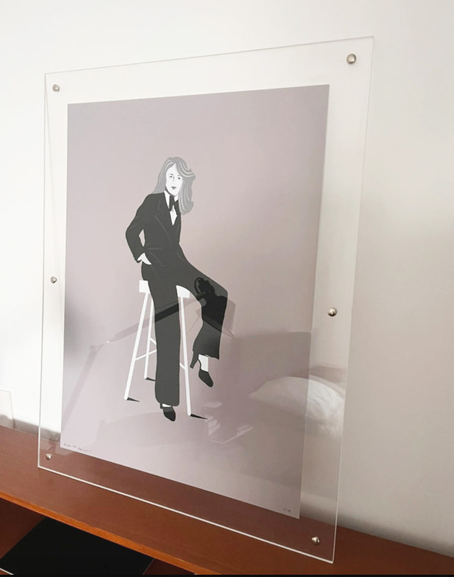Illustrazione YSL firmata con certificato di autenticità -Pop Art-