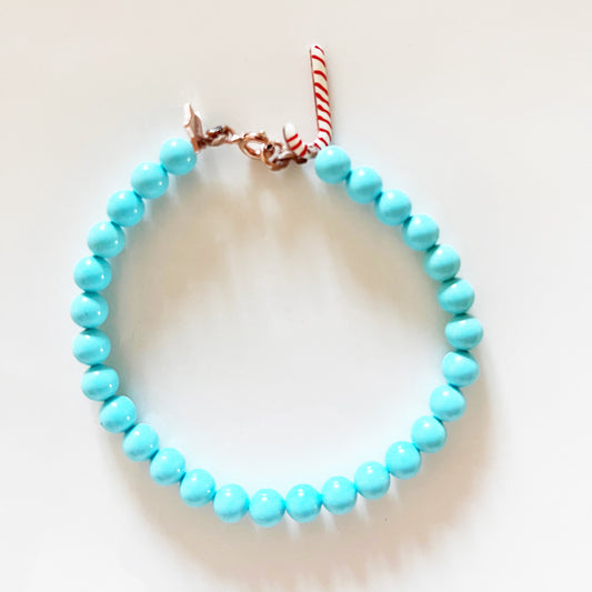 Bracciale Turchese con Ombrellino Smaltato Arg 925 -Creazione Unica-