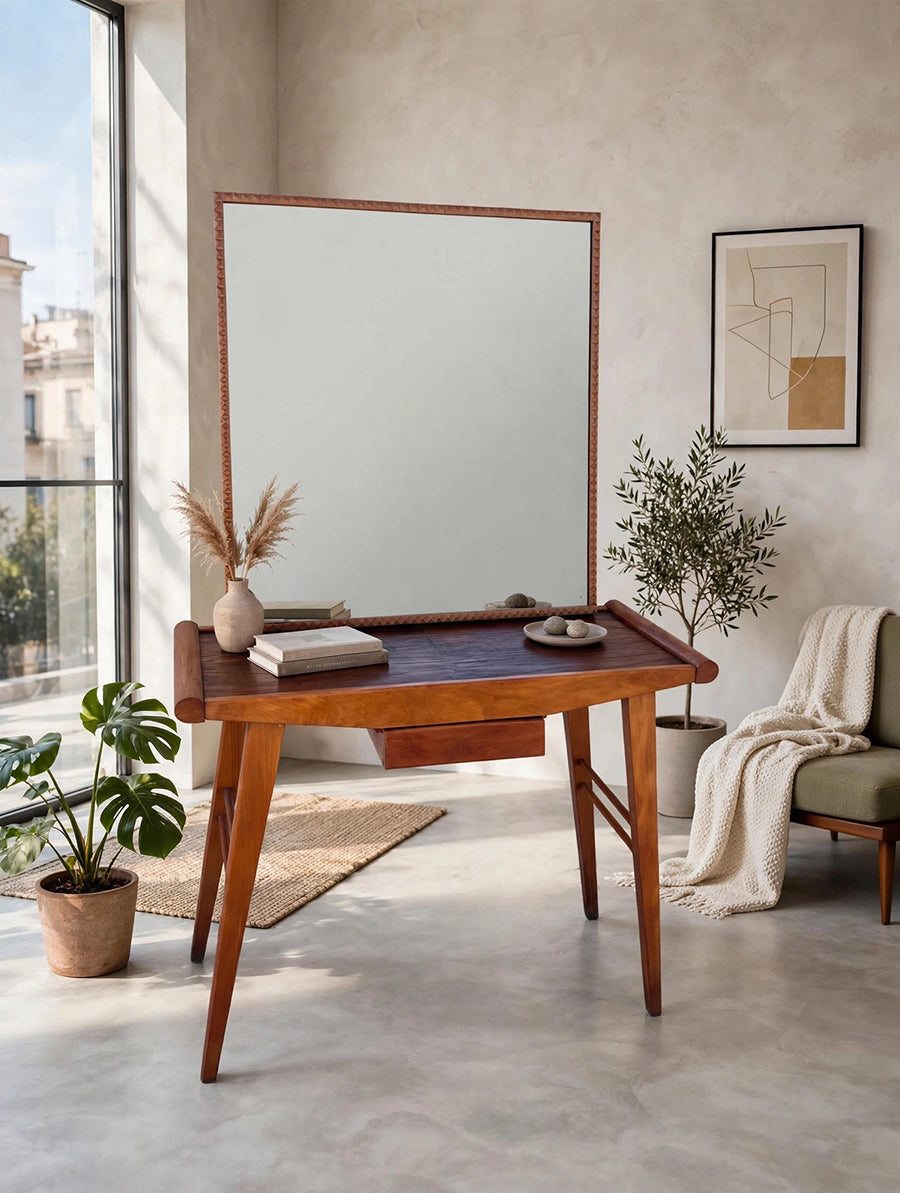 Consolle Vintage anni '50 con Specchiera anni '30 -Top Design-