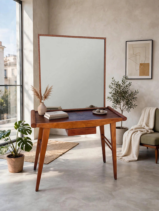 Consolle Vintage anni '50 con Specchiera anni '30 -Top Design-