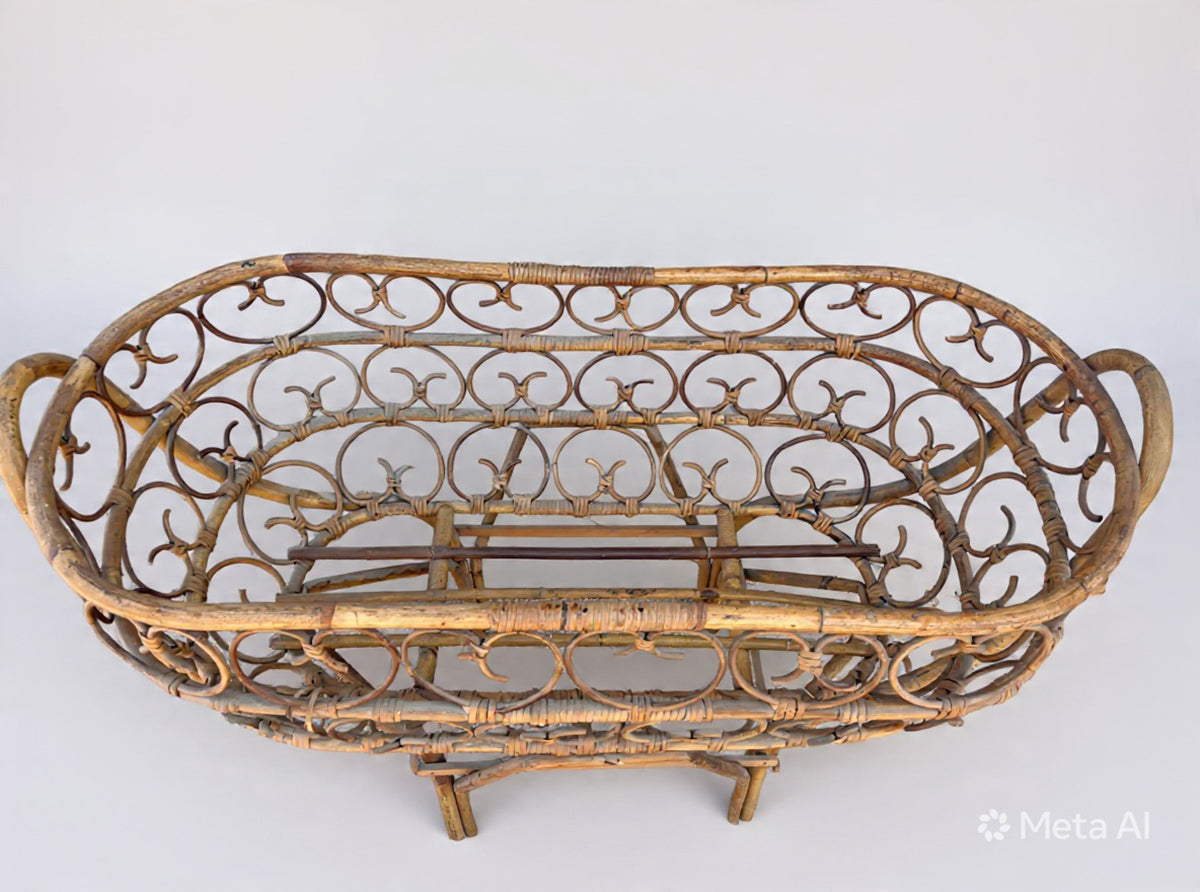 Culla Vimini anni '50 -Top Design-