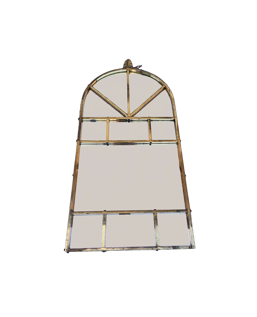 Specchio a Cupola in Ottone Top Vintage anni '60 -Design-