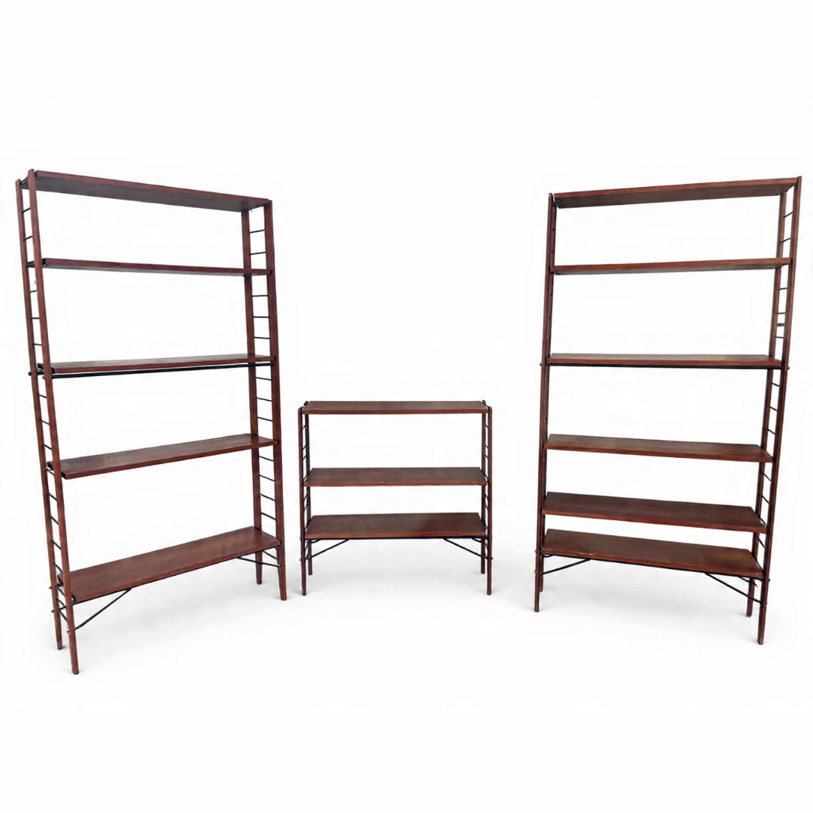 Trittico Librerie Svedesi Anni '50 -Top Design-