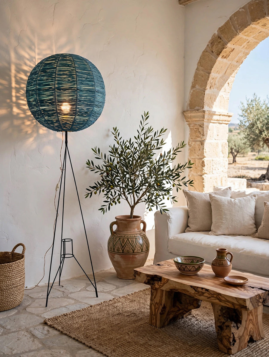 Lampada da terra Mid Century Vintage anni '50 -Top Lighting-