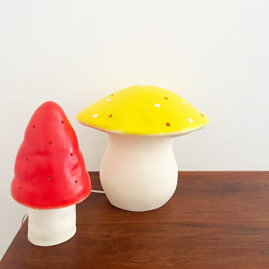 Coppia di Lampade Magiche Vintage a forma di Fungo -Lighting-