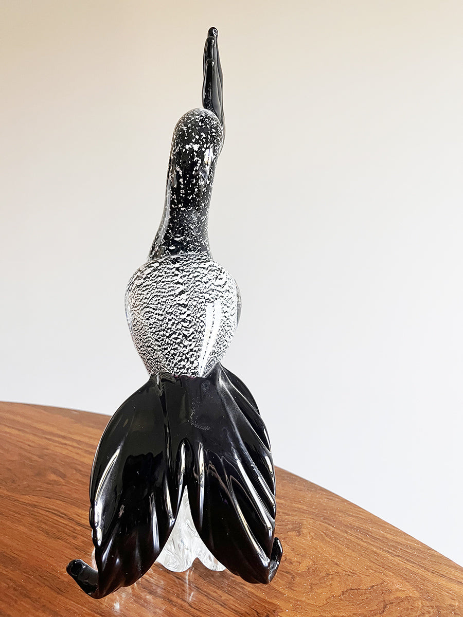 Scultura Airone Vetro di Murano Vintage anni '60 -Top Murano-