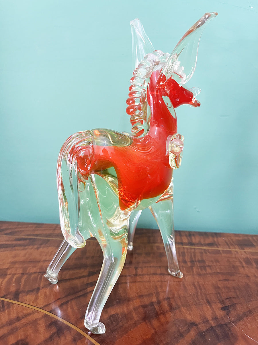Murano Vintage Scultura Cavallo Vintage anni '60 -Top Murano-