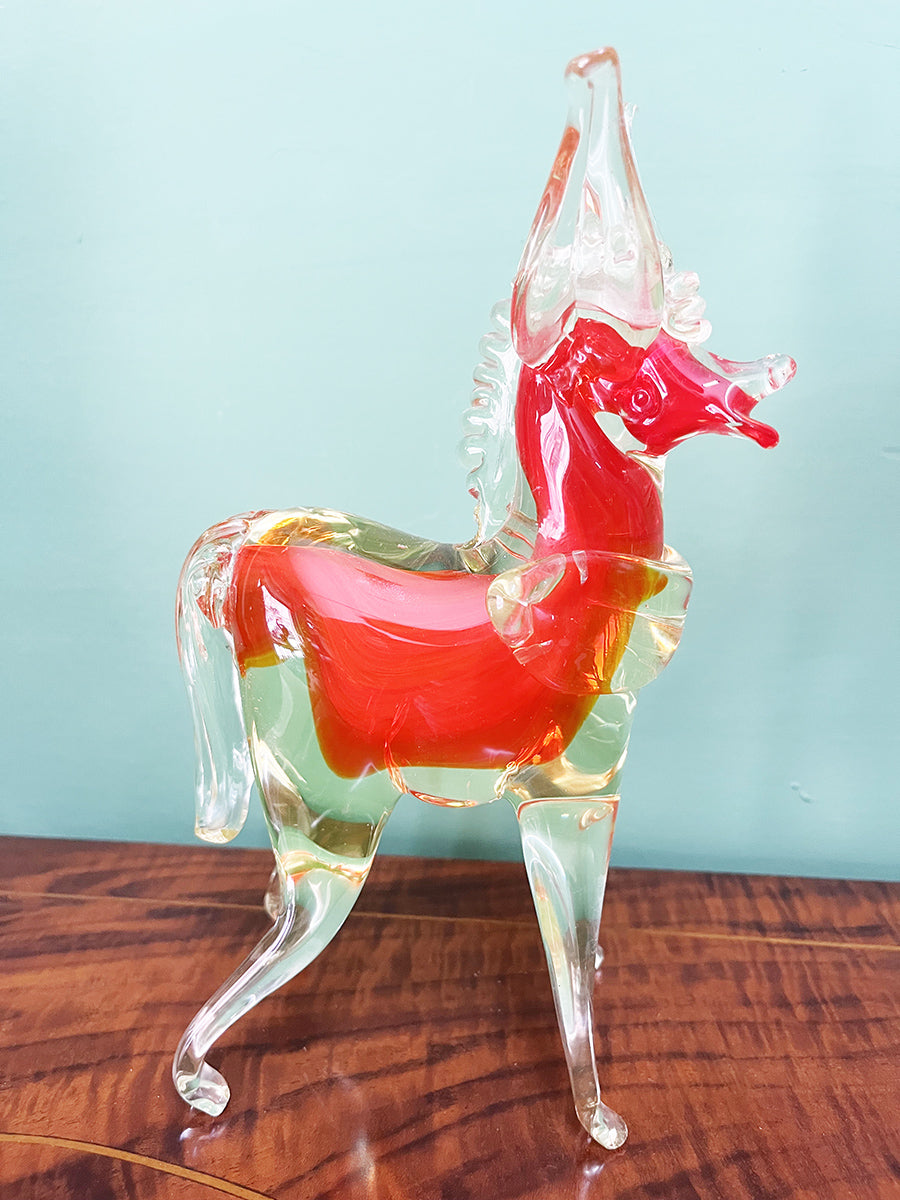Murano Vintage Scultura Cavallo Vintage anni '60 -Top Murano-