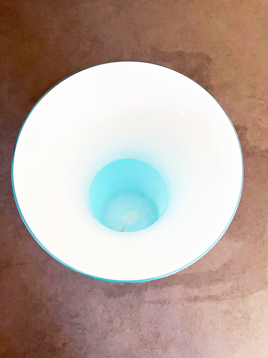 Vaso Venini Blu 1992 Firmato -Top Murano-