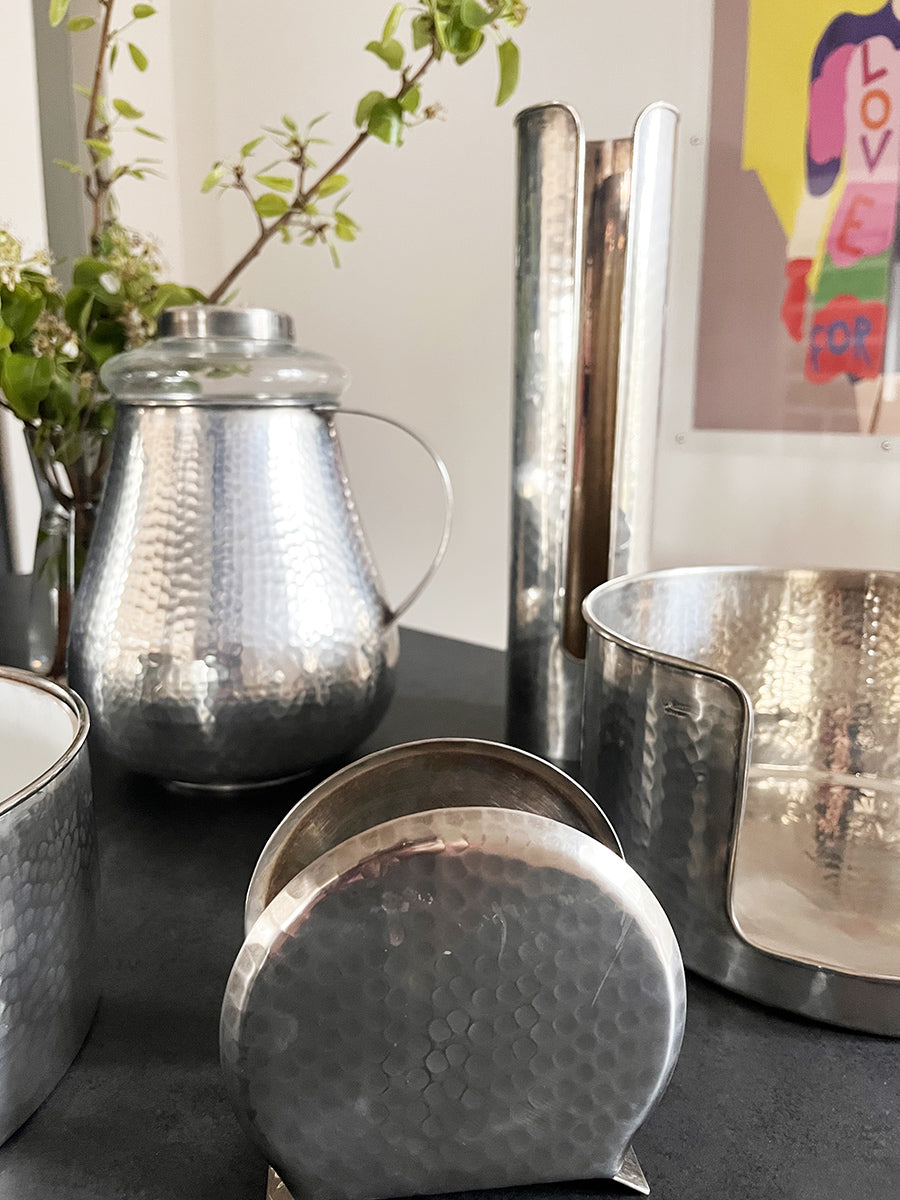 Renzo Cassetti Accessori per la tavola Vintage anni '60 Lavorati a Mano e Firmati - Top Art -