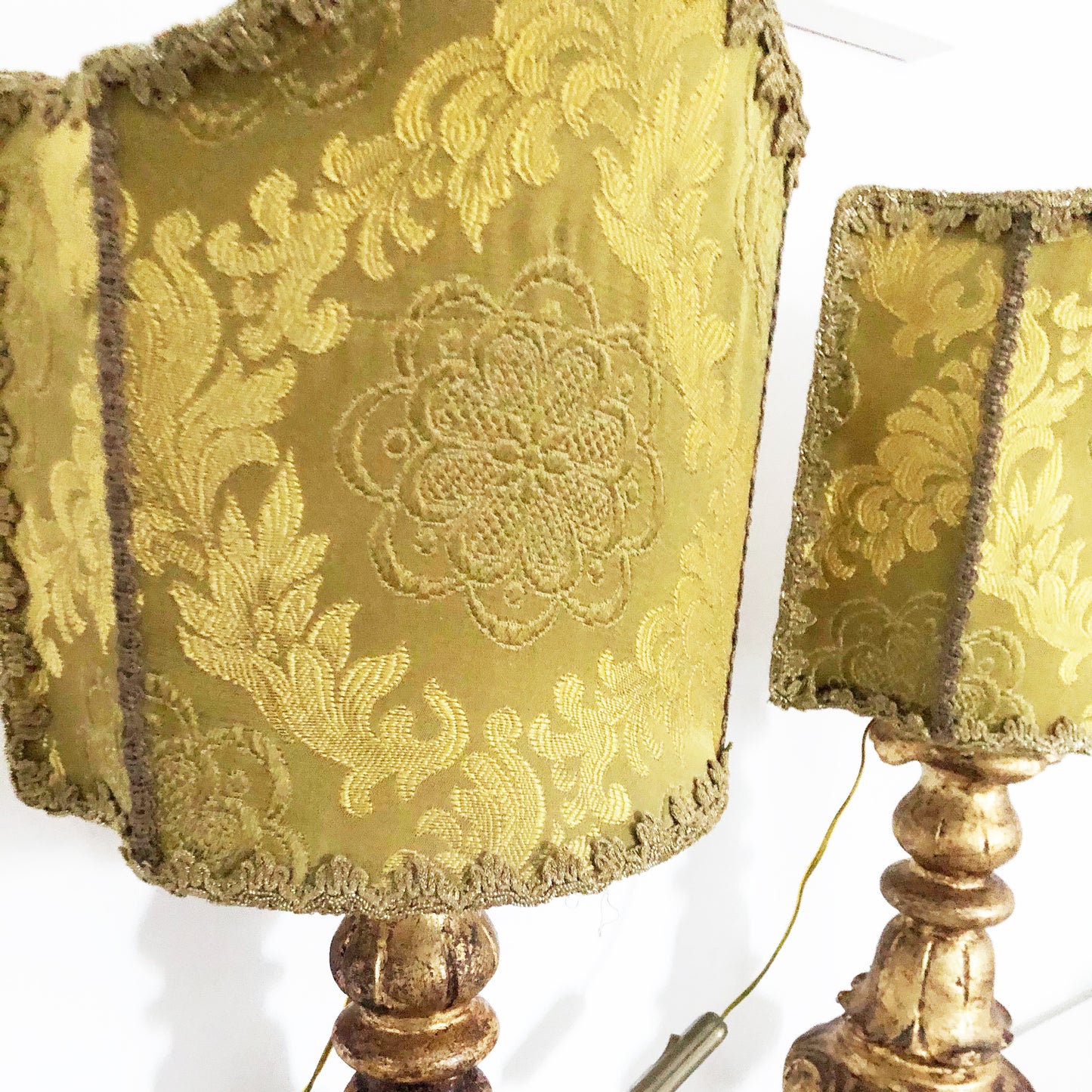 Coppia Lampade da Tavolo Barocco del '900 -Antiques-