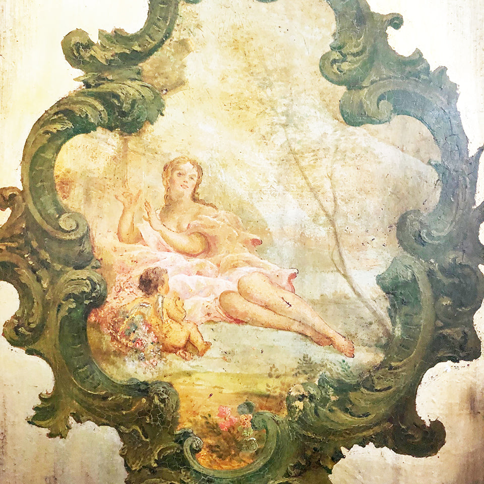 Dipinto Classico su Tavoletta Oro Primissimo '900 - Antiques -