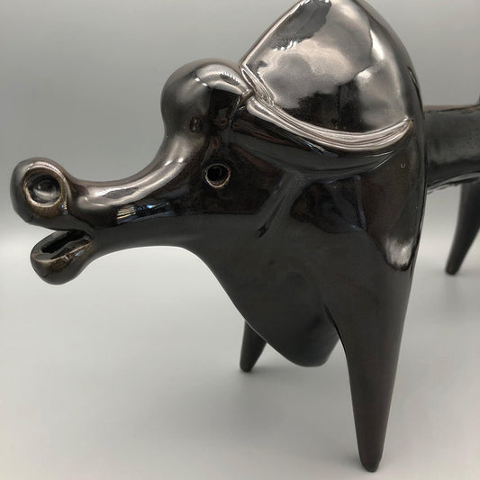 Ceramica "Bisonte" di Roberto Rigon Made in Italy - Art -