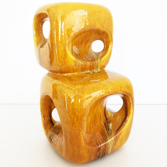 Scultura Vaso Ceramica Vintage 1970 -Art-