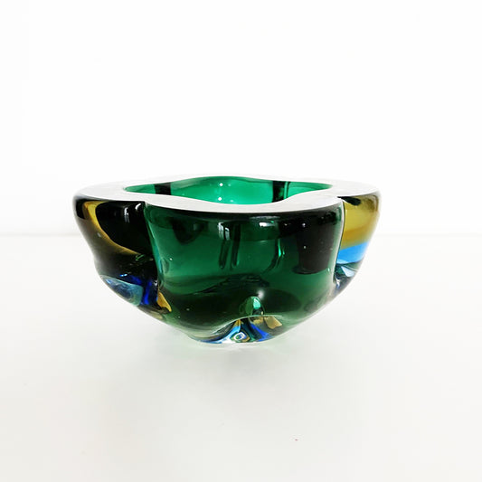 Seguso Posacenere Murano Verde Vintage -Art-