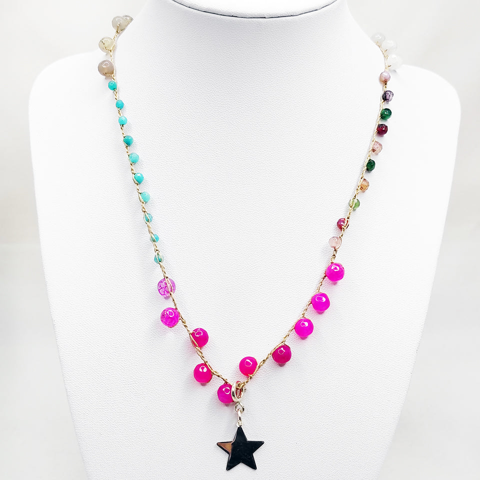 Collana Stella, Pietre e Arg 925 -Handmade Jewels-