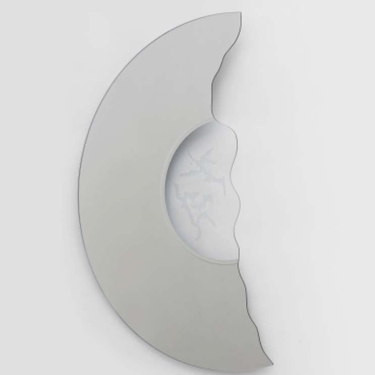 Specchio "Scornice" di Nanda Vigo per Glas - Design -
